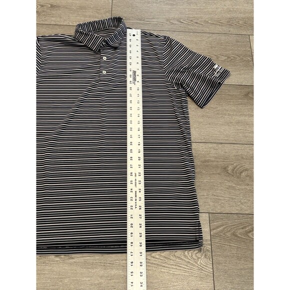 Johnnie O Polo Shirt Mens L Golf Performance Stretch Desert Mountain Golf Club - Picture 6 of 7